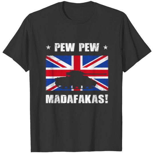 Pew Pew Madafakas Battle Tank T Shirts