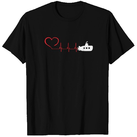 Heartbeat For Submarine T Shirts