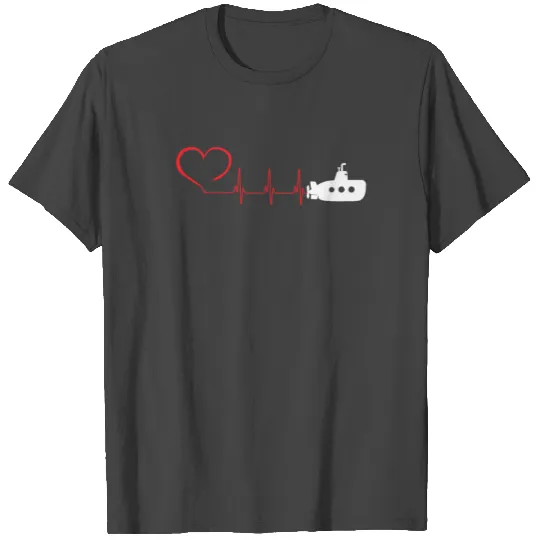 Heartbeat For Submarine T Shirts