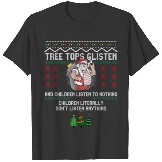 Tops Glisten and Children Listen to Nothing Christ T-shirt