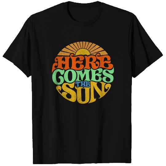here comes the sun, retro 70s T Shirts