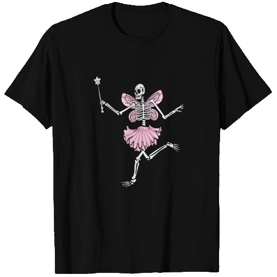 Grunge Fairycore Skeleton Fairy Lover T Shirts