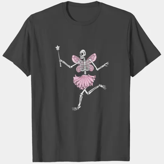 Grunge Fairycore Skeleton Fairy Lover T Shirts