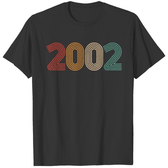 Vintage 2002, Birthday Gift T-shirt