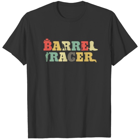 Retro Barrel Racing Show Vintage Barrel Racer T Shirts