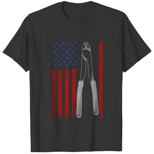 Electrician Patriotic Usa American T-shirt
