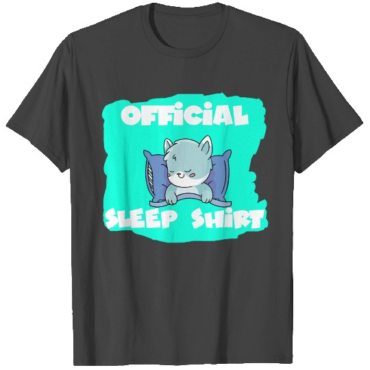 Official Sleep T Shirts Napping Cat
