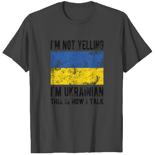 Ukrainian Heritage Ukraine Roots Ukrainian Flag T Shirts
