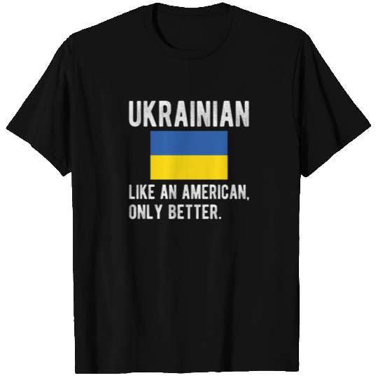 Ukrainian Flag Ukraine Heritage Ukrainian Roots T Shirts