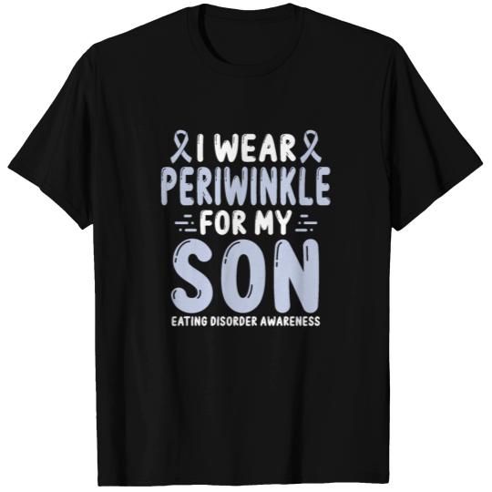 Eating Disorder Awareness Boy Periwinkle Ribbon T Shirts
