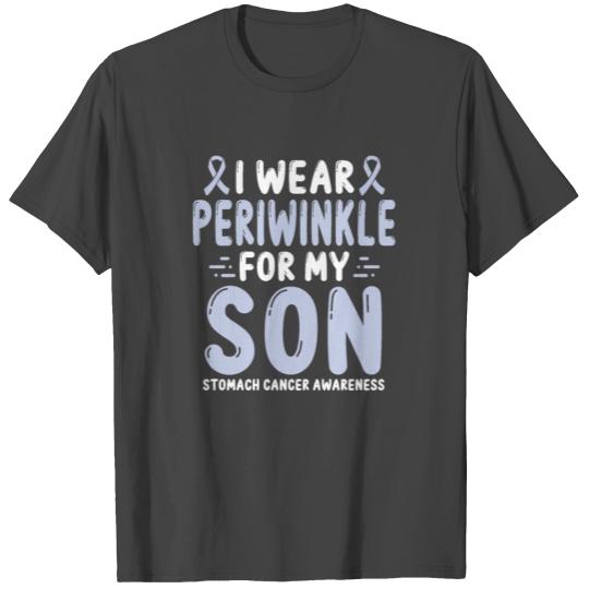 Stomach Cancer Awareness Boy Periwinkle Ribbon T Shirts