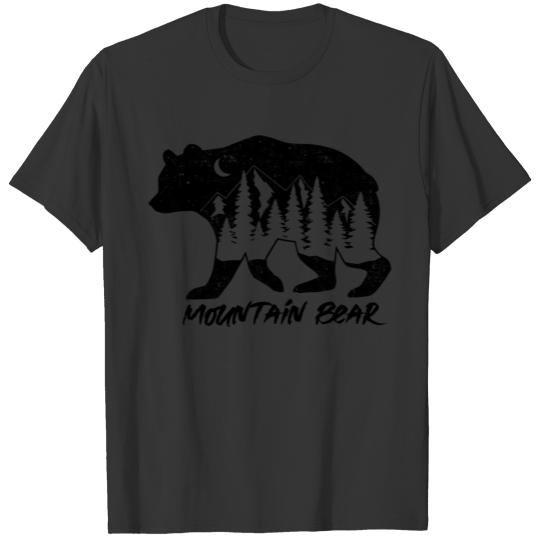 Mountain Bear , Camping , Cute Hiking T Shirts