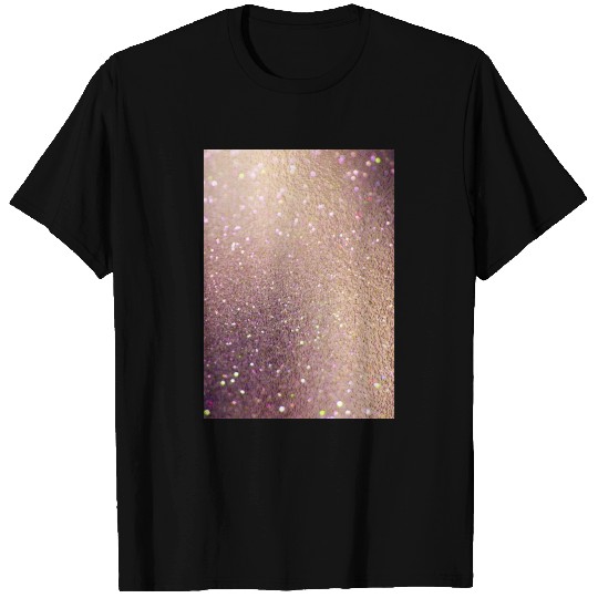 Tan Iridescent Glitter T Shirts