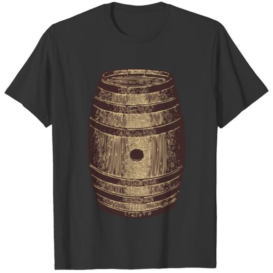 Wooden Barrel T Shirts