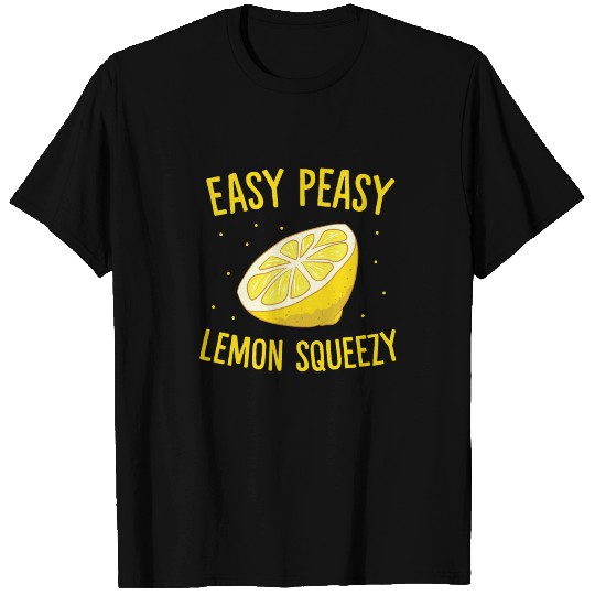 Easy Peasy Lemon Squeezy Funny Lemons Summer T Shirts