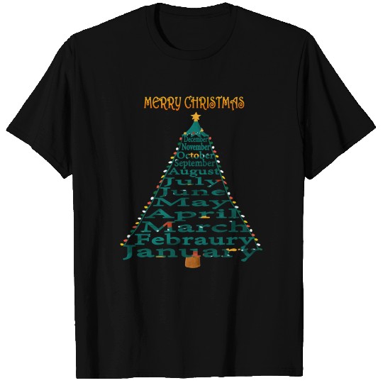 merry christmas,New Year's Holiday T Shirts