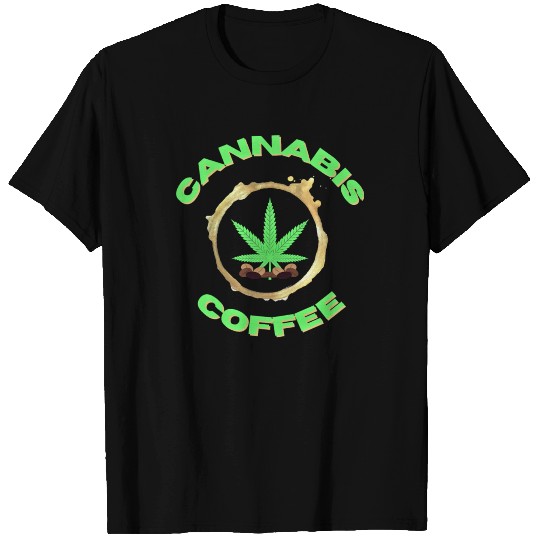 CANNABIS COFFEE Cannatees Tri blend T Shirts