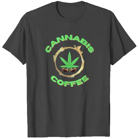 CANNABIS COFFEE Cannatees Tri blend T Shirts