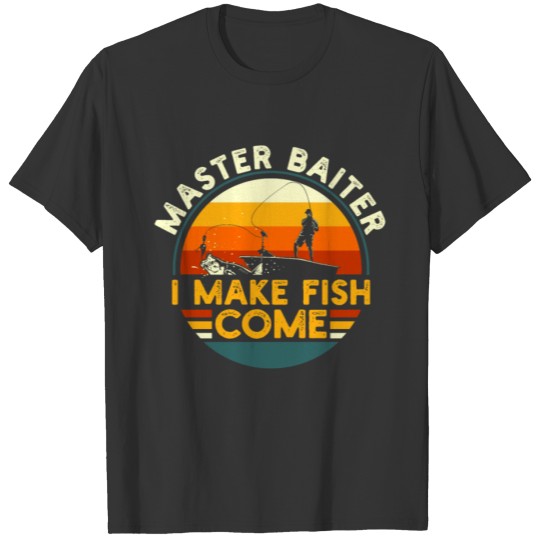 Fisherman Angler Lifestyle Fishing Masterbaiter T-shirt
