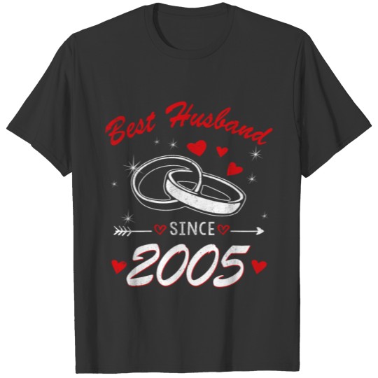 Best Husband 2005 Hearts Day Valentines Day T-shirt