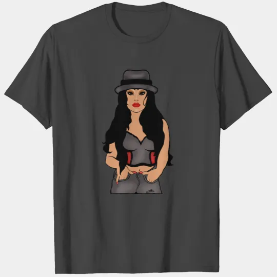 Chicana original art by L Raya T Shirts