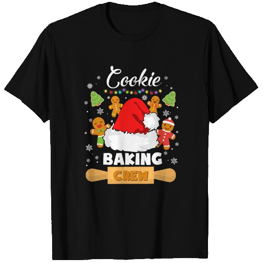 Christmas Cookie Baking Crew Funny Pajamas T Shirts