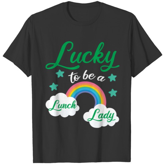 Lunch Lady St Patricks Day School T-shirt