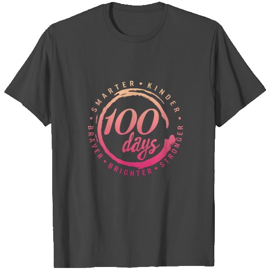 100 Days Of School T Shirts, Funny 100 Days Smarter,
