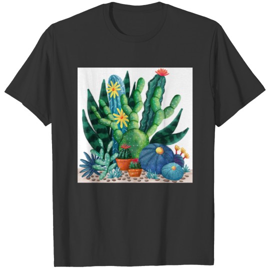 Desert Garden Long T Shirts