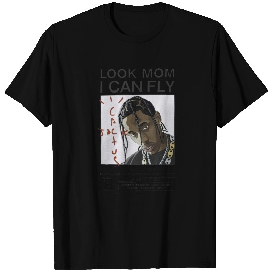 Look Mom I Can Fly Cactus Jack T Shirts
