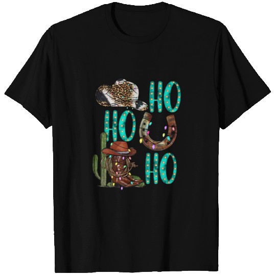 Ho Ho Ho Western T Shirts