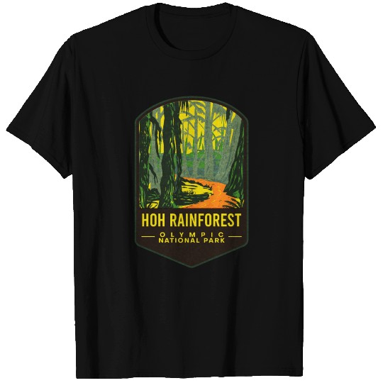 Hoh Rain Forest Olympic National Park T Shirts