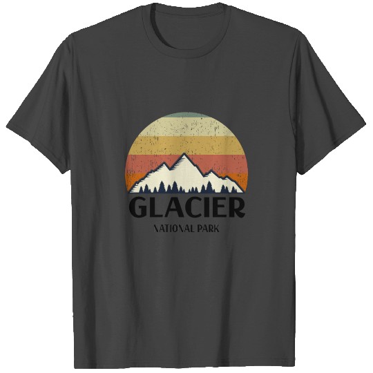 Vintage Glacier National Park T Shirts