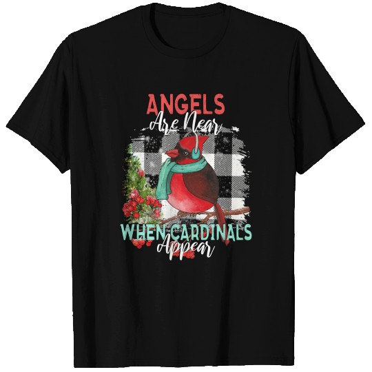 Angels Are Near When Cardinals Appear Red Cardinal T Shirts