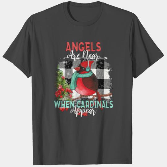 Angels Are Near When Cardinals Appear Red Cardinal T Shirts