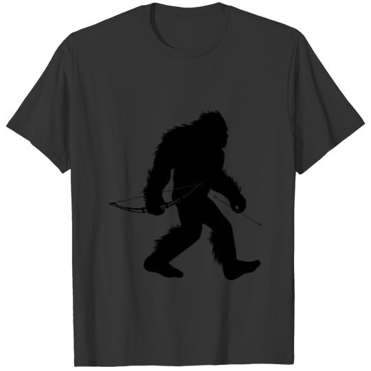 Bigfoot Archery T Shirt Bow Archer Sasquatch Tee A T-shirt
