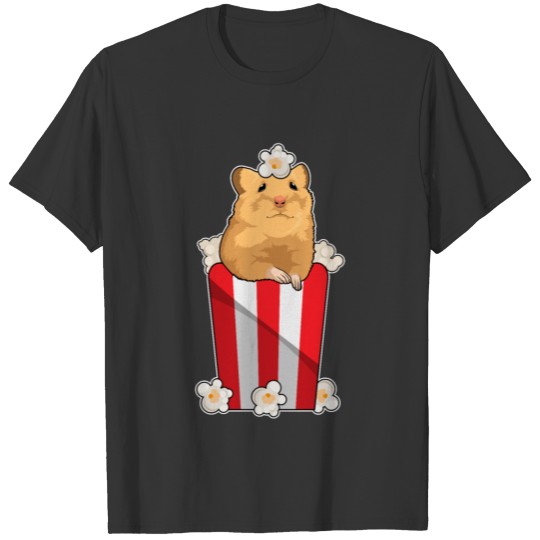 Hamster with Popcorn T Shirts
