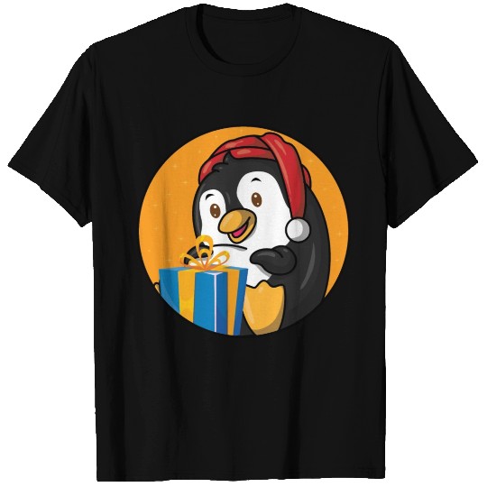Christmas Penguin T Shirts