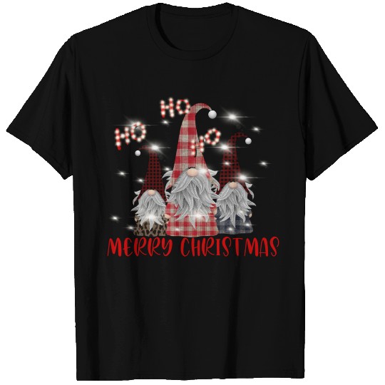 Festive Merry Christmas gnomes T Shirts