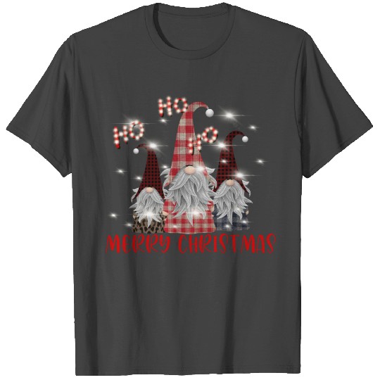 Festive Merry Christmas gnomes T Shirts