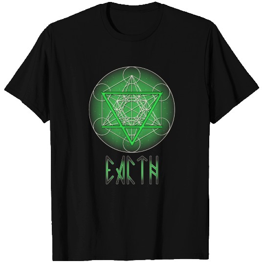 Earth Alchemical Elements Metatron Witchcraft T Shirts