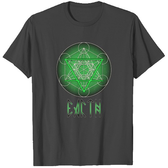 Earth Alchemical Elements Metatron Witchcraft T Shirts