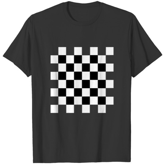 Chess Board- Black and White T-shirt