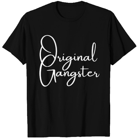 OG Original Gangster (handwriting cursive letters) T Shirts