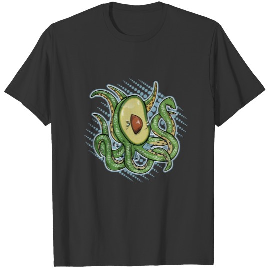 Avocado with tentacles T-shirt