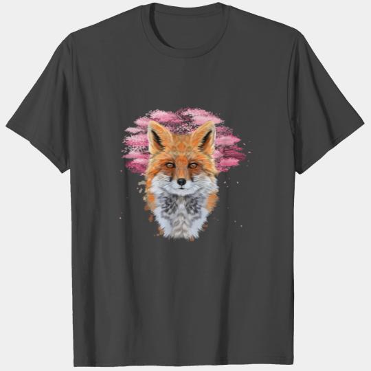 Fox Sakura Tree For Love Fox And Sakura T Shirts