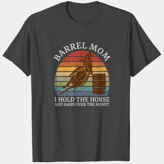 Barrel Mom Funny Barrel Racing T Shirts