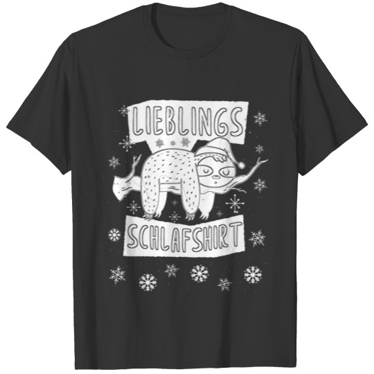 Cool sleep shirt Funny sloth gift T-shirt