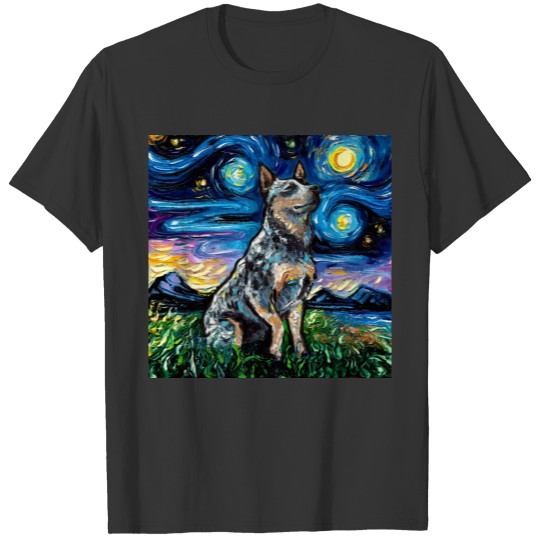 Blue Heeler Night T-shirt