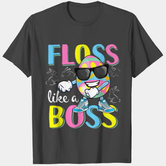 Floss Like a Boss Flossing Easter Egg Men Women T Shirts